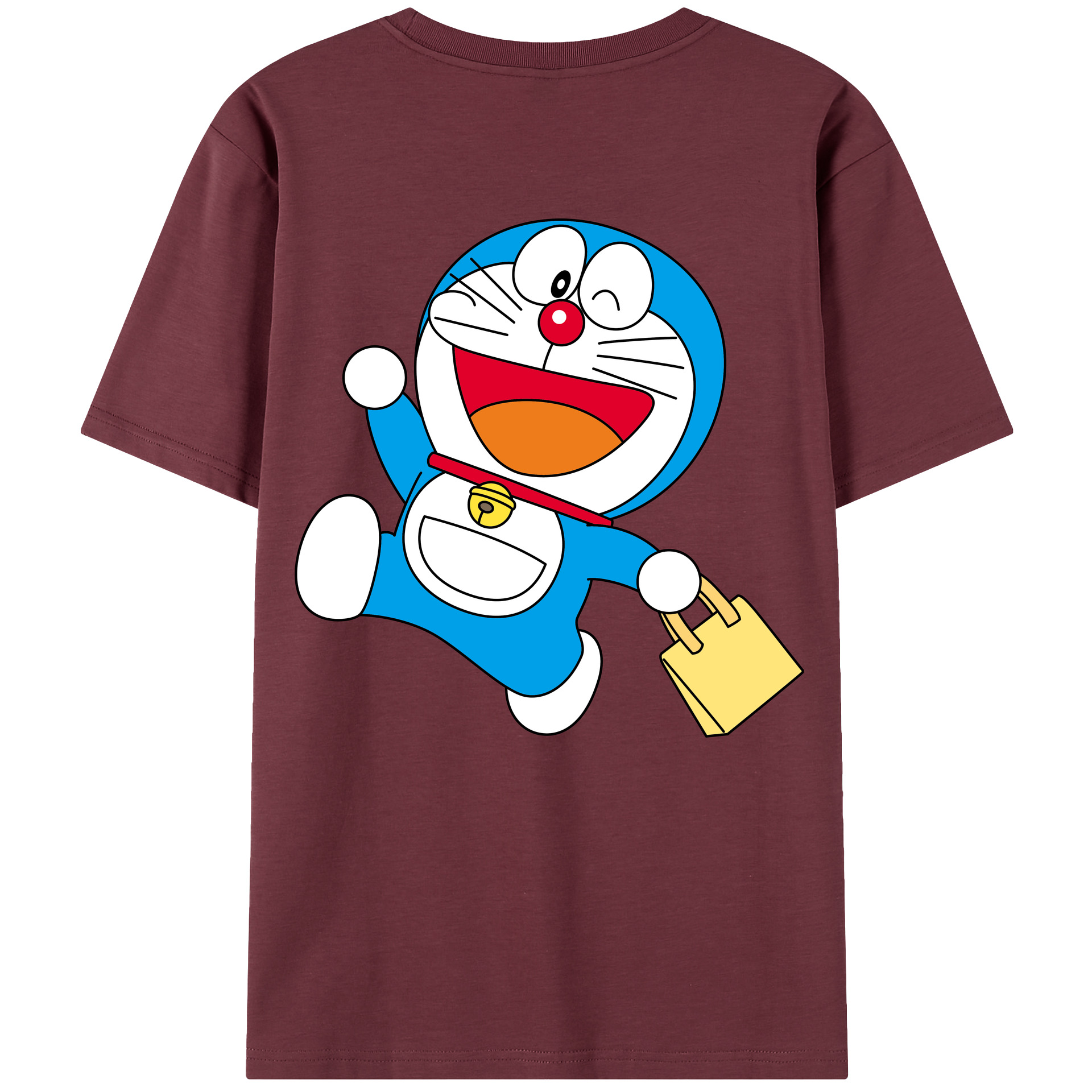 （画像用） ドラえもん Doraemon 綿100％半袖Tシャツ（背面プリント）